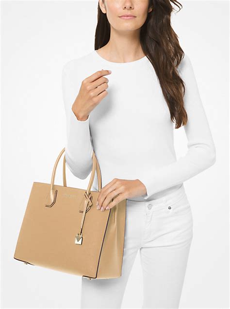mercer large leather tote